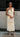 Jane pale yellow v wire midi dress