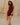 Helen Dark Wine Satin Mini Dress - front view
