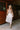 Ellie Cream Lace Midi Skirt - blonde model - full body front view