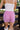 Amina Red & White Check Shorts- back view