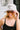 Martinis & Men Trucker Hat - close front view of hat on model