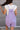 Talia Lavender Sleeveless Romper - back view