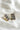 Harper Clear & Gold Rectangle Stud Earrings