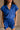 Parker Cobalt Blue Butter Soft Romper - close up front view
