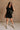 Parker Black Butter Soft Romper - full body front view