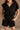 Parker Black Butter Soft Romper - close up front view