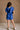 Parker Cobalt Blue Butter Soft Romper - full body back view