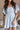 Gemma Light Blue Short Sleeve Romper - close front view
