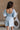 Gemma Light Blue Short Sleeve Romper - back view