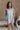 Bella Light Blue Ruffled Romper - front view