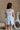 Bella Light Blue Ruffled Romper - back view