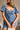 Patricia Washed Denim Puff Sleeve Romper - close front view