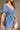 Patricia Washed Denim Puff Sleeve Romper - close side view