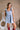 Breana Denim Ruffle Romper - front