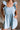 Breana Denim Ruffle Romper - close front view