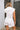 Macie Soft White Romper full back view