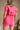 Victoria Pink Washed Denim Romper- back view