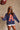 Monroe Washed Navy & Orange "A" Sweatshirt- top view