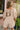 Sloane Taupe & White Stripe Short Sleeve Romper- top back view