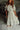 Raelyn Green & White Stripe Midi Dress- close up front view