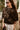 Freya Dark Brown Knit Cape Cardigan- frontal side view