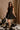 Emily Black Belt Flare Mini Dress- full body view