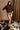 Freya Brown & Cream Cow Mini Skort- full body view