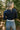 Leyla Long Sleeve Bodysuit- blue- back view