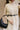 Laurel Cream Turtleneck Sweater Dress- close up front view