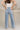 Genevieve Distressed Wide Leg Jeans - lower back view