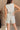 Tara Sage & White Striped Shorts - back view