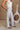 Hayes Light Green & Cream Stripe Pants- frontal side view