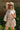 Delaney Taupe Gauze Sleeveless Romper- top view