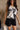 Sloan Cream & Black Floral Crochet Tank- frontal side view