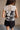 Sloan Cream & Black Floral Crochet Tank- back view