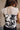 Sloan Cream & Black Floral Crochet Tank- close up back view