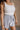 Daniela White & Blue Stripe Sleeveless Romper- frontal side view