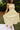 Reese Yellow & Taupe Smocked Midi Dress- frontal right side view