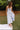 Genevieve Light Blue Corset Midi Dress - full body front view