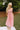 Daria Pink Floral Midi Dress - full body front view