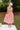 Daria Pink Floral Midi Dress - full body front