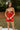 Ansley Red Braided Trim Tank Top - front view