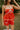 Ansley Red Braided Trim Tank Top - close up front view