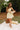 Kiarra Yellow Floral Pleated Mini Dress - full body front view