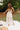 Ellie Cream Lace Midi Skirt - full body front view