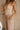Monroe Latte Brown Linen Fray Pants- frontal side view