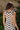 Hailey Beige & Black Polka Dot Mini Dress - close back view