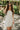 Becky White Seashell Eyelet Mini Dress - front view