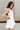 Paige White Scallop Flare Mini Dress- side view