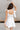 Paige White Scallop Flare Mini Dress- full back view